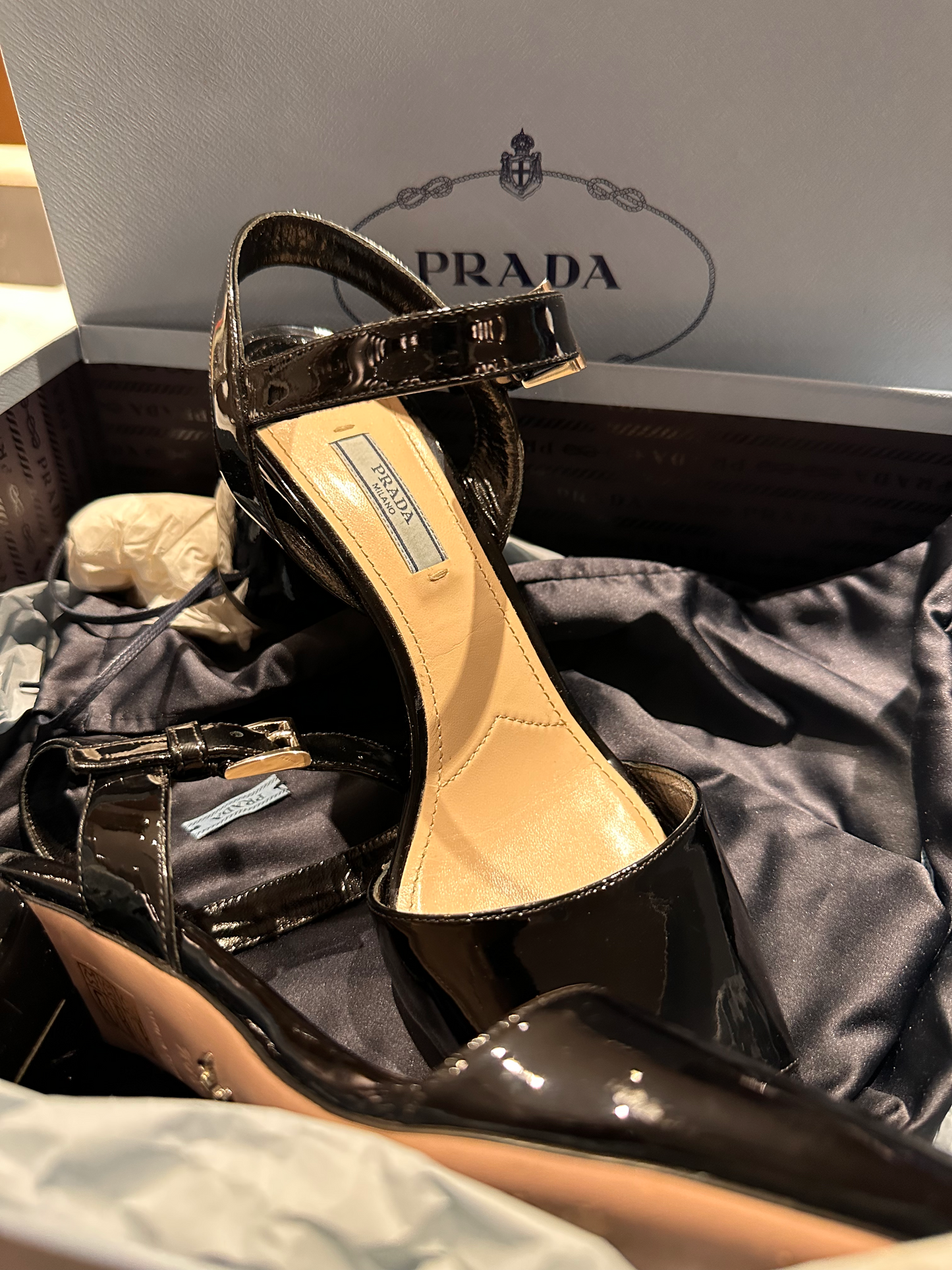 Prada Slingback Heels Calzature Donna Size 39.5