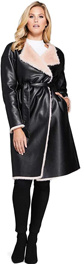 Faux-Fur Coat Reversible: GUESS by Marciano